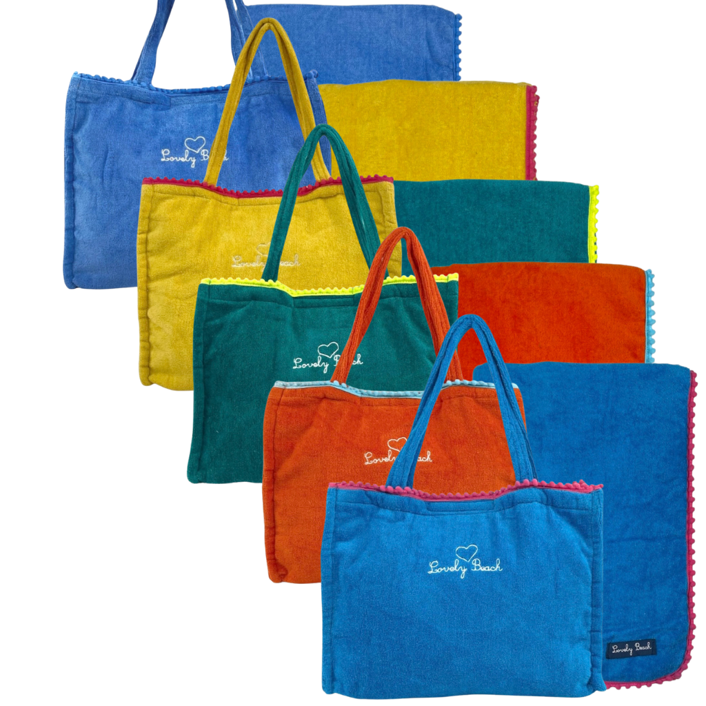MARISOL LIGHT beach bag and towel