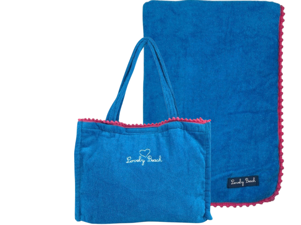 MARISOL LIGHT beach bag and towel