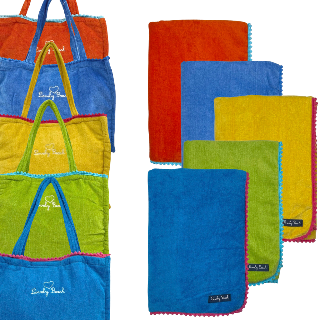 MARISOL LIGHT beach bag and towel