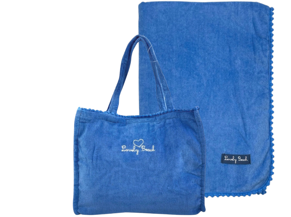 MARISOL LIGHT beach bag and towel