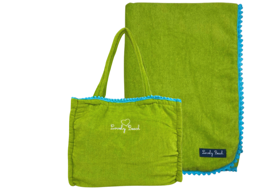 MARISOL LIGHT beach bag and towel
