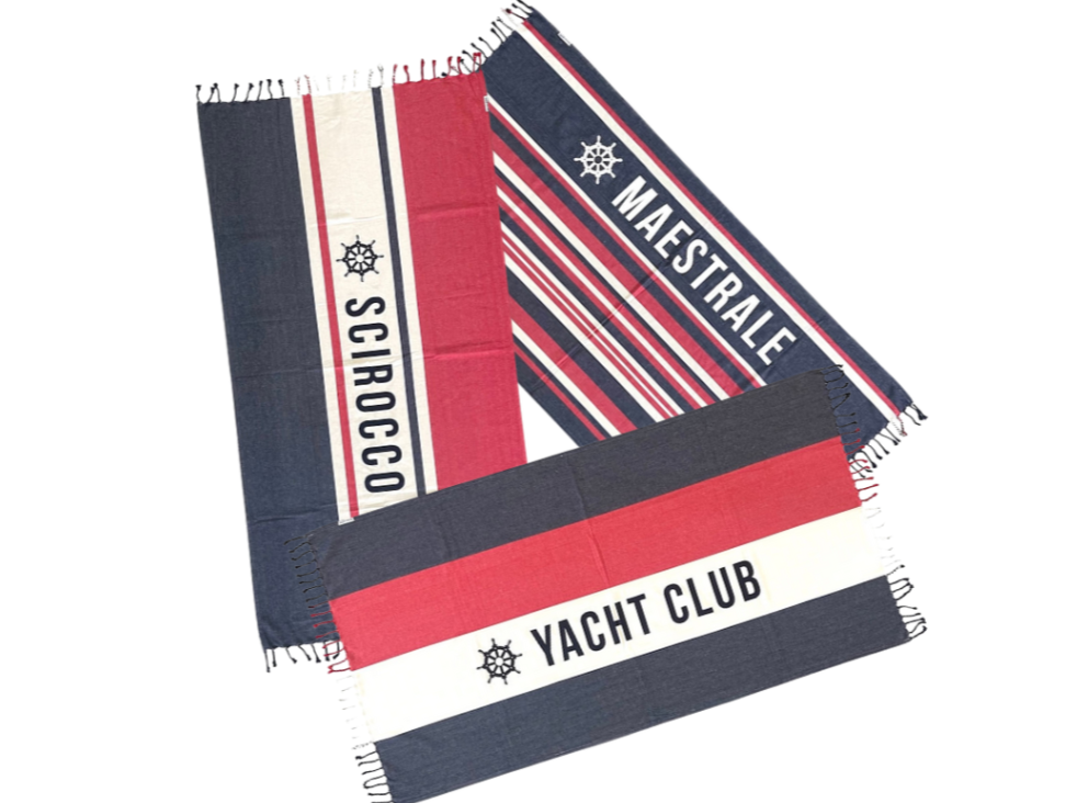 YACHT CLUB плажна кърпа/ пещемал