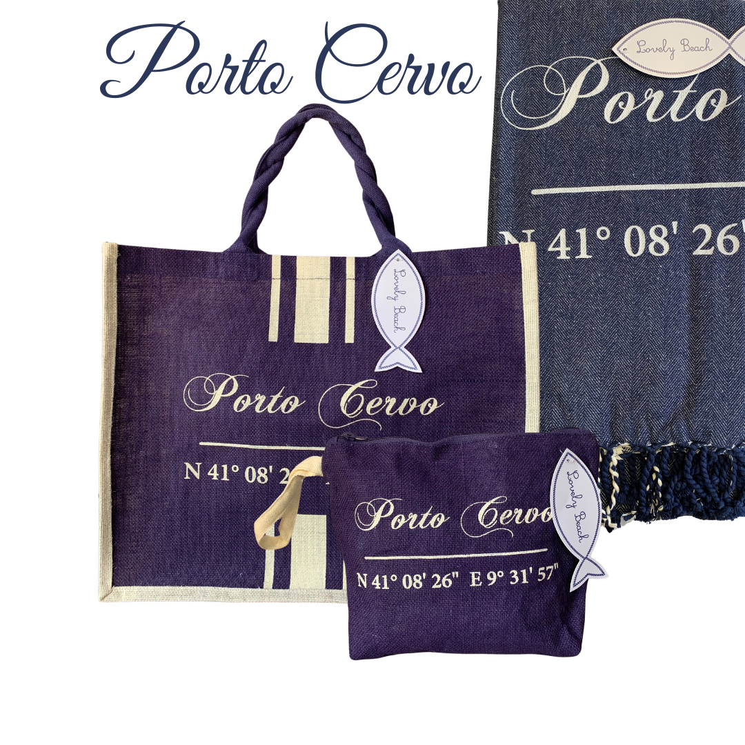 DOLCE VITA - beach bag, towel and toiletry bag set