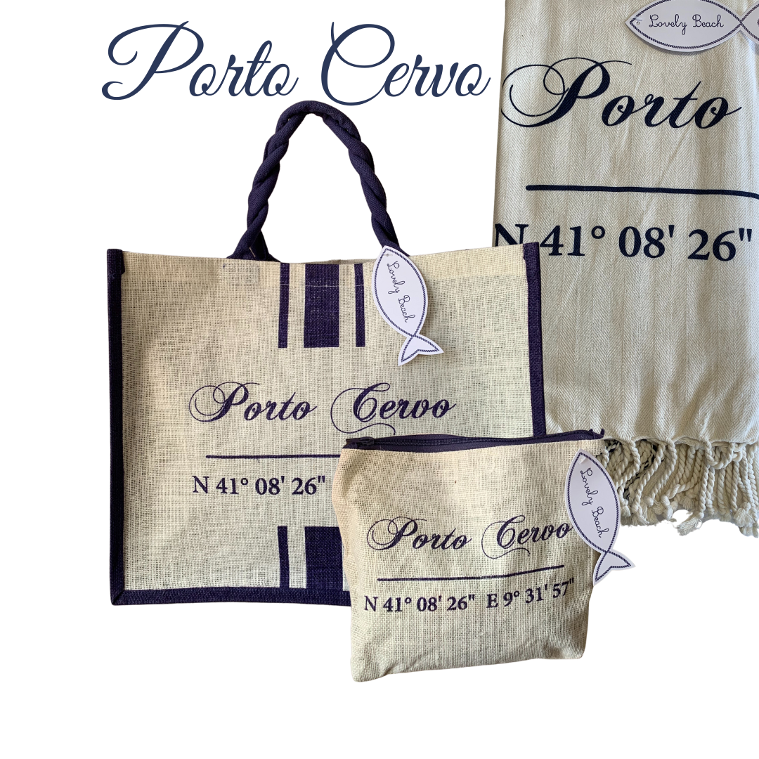 DOLCE VITA - beach bag, towel and toiletry bag set