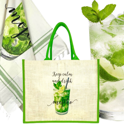 APERITIVO- beach bag and towel/beach towel set