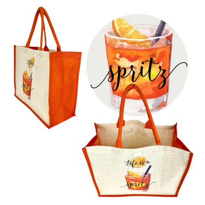 APERITIVO- beach bag and towel/beach towel set