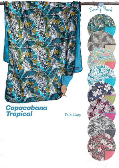 COPACABANA TROPICAL beach towel
