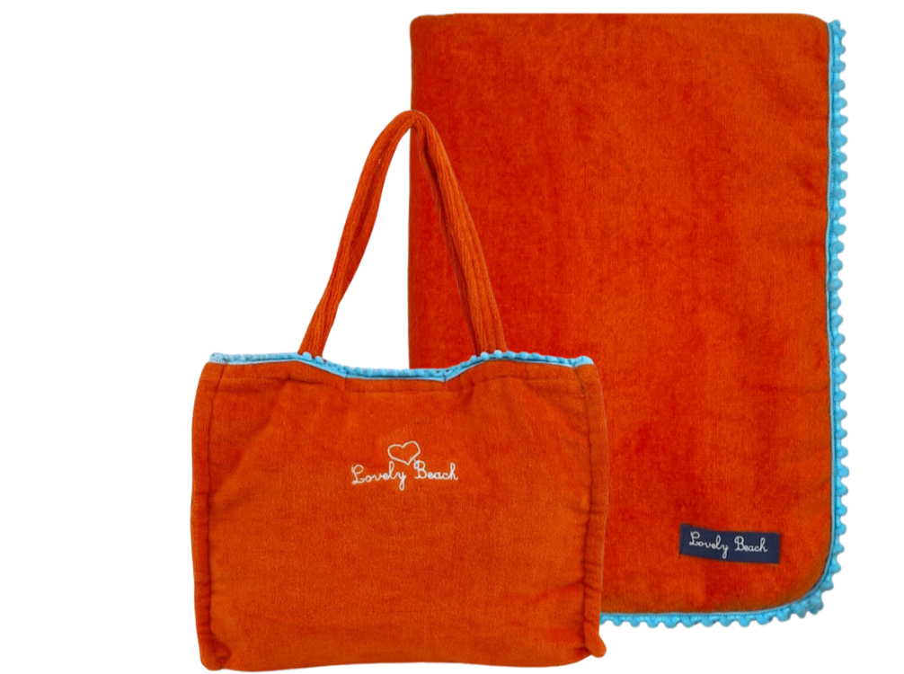 MARISOL LIGHT beach bag and towel