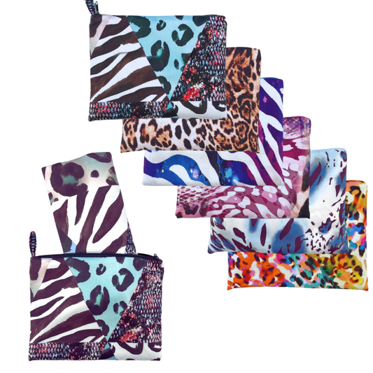 SKIN microfiber beach towel and toiletry bag
