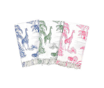 WILD set of beach bag, towel and toiletry bag 
