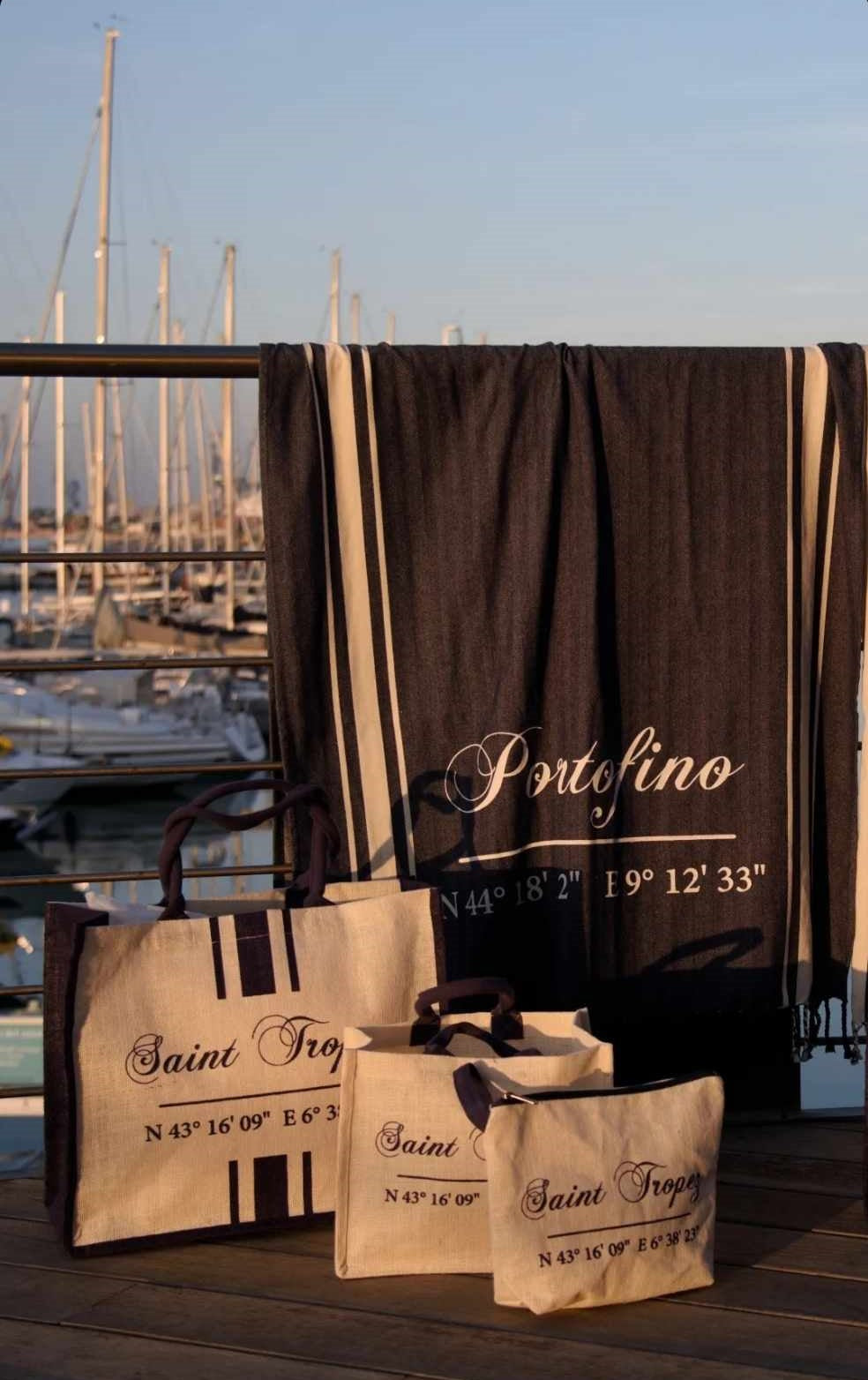 DOLCE VITA - beach bag, towel and toiletry bag set