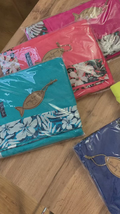 OKOA TROPICAL плажна кърпа и чанта